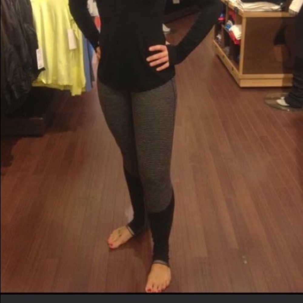 Lululemon mini check pique tights